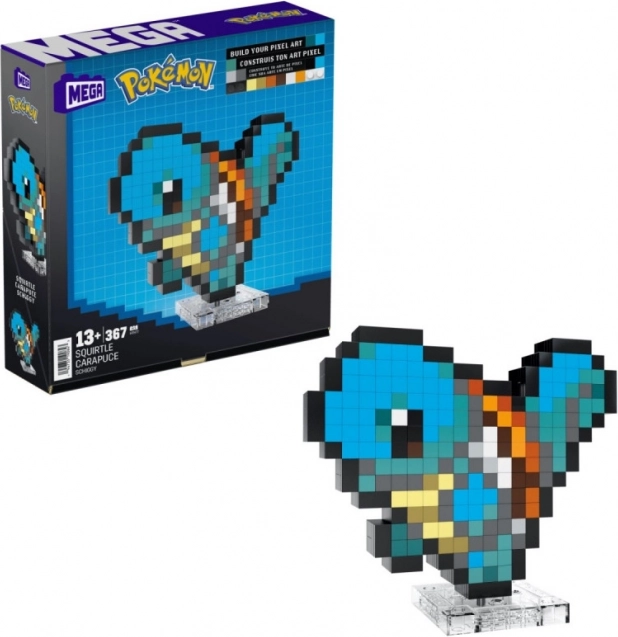 Pixel αρτ σετ κατασκευής MEGA Pokémon Squirtle