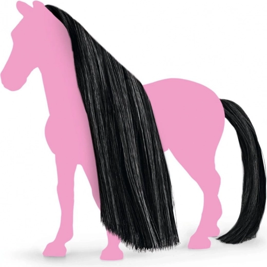 Schleich Horse Club αξεσουάρ για άλογα – μαύρη χαίτη και ουρά
