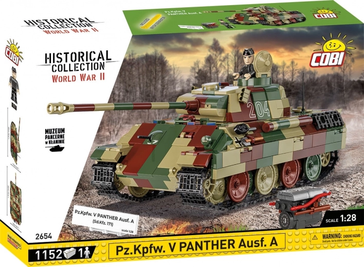 Κατασκευαστικό σετ άρματος Panther Ausf. A 1:28 από COBI – 1152 κομμάτια