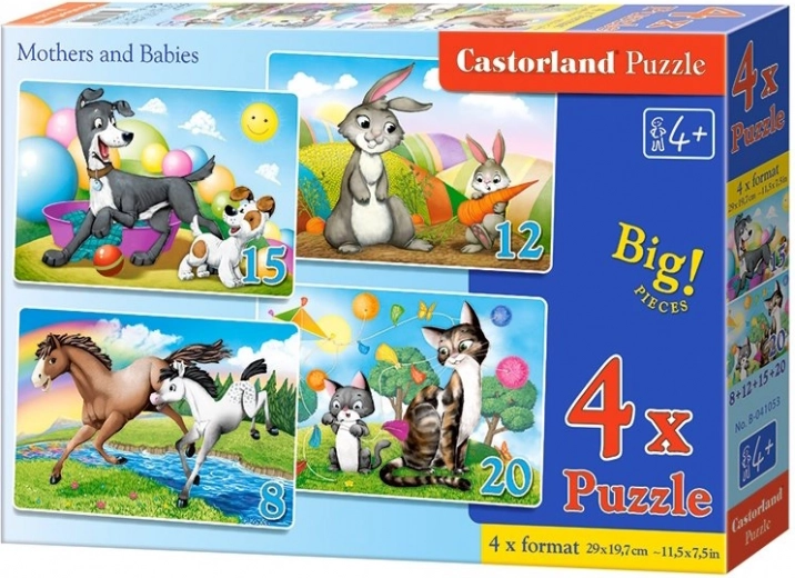 Παζλ Castorland Ζωικές μαμάδες και μικρά