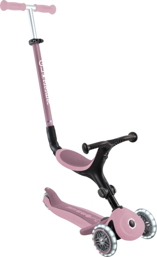 Globber GO UP active lights ecologic 3v1 τρίτροχο παιδικό πατίνι berry