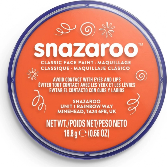 Snazaroo πορτοκαλί μπογιά προσώπου 18 ml