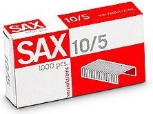 Συνδετήρες συρραπτικού SAX 10/5, 1000 τεμ.