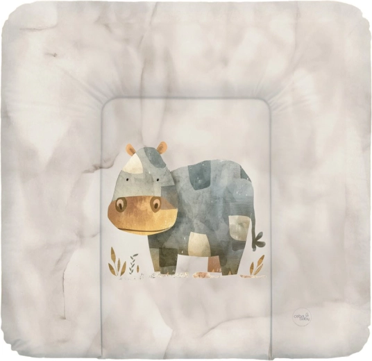 Ceba Baby μαλακή αλλαξιέρα Basic Cosy Hippo 75 × 72 cm