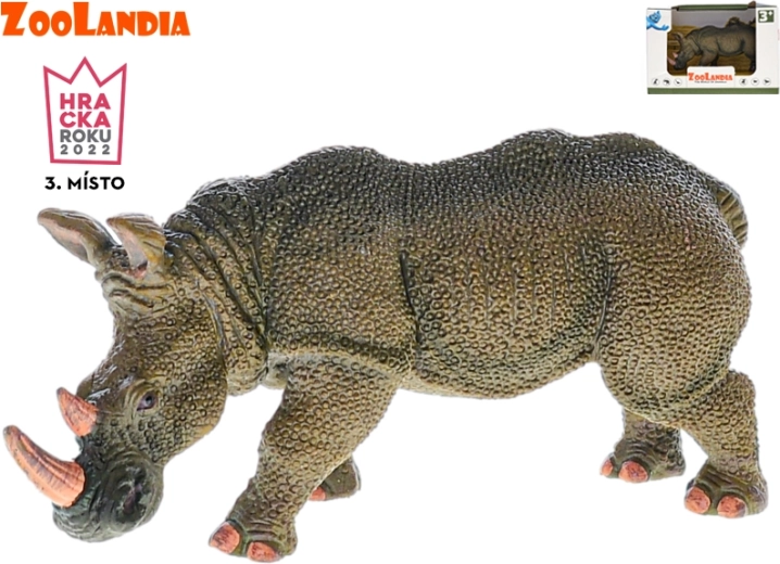 Zoolandia ρινόκερος – πλαστική φιγούρα 14 cm