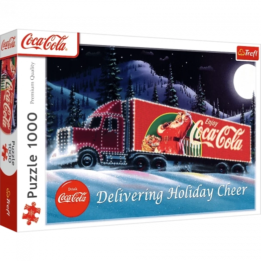 Παζλ 1000 κομματιών XMAS COCA-COLA Χριστουγεννιάτικο φορτηγό