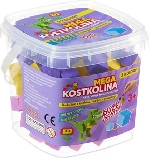 Mega kostkolina μωβ με 3 χρώματα σε κουβαδάκι