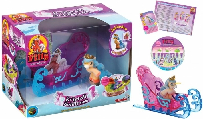Filly Ice Unicorn μαγικά έλκηθρα με μονόκερο