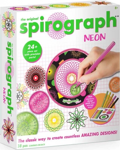 Spirograf Neon δημιουργικό σετ για μάνταλα