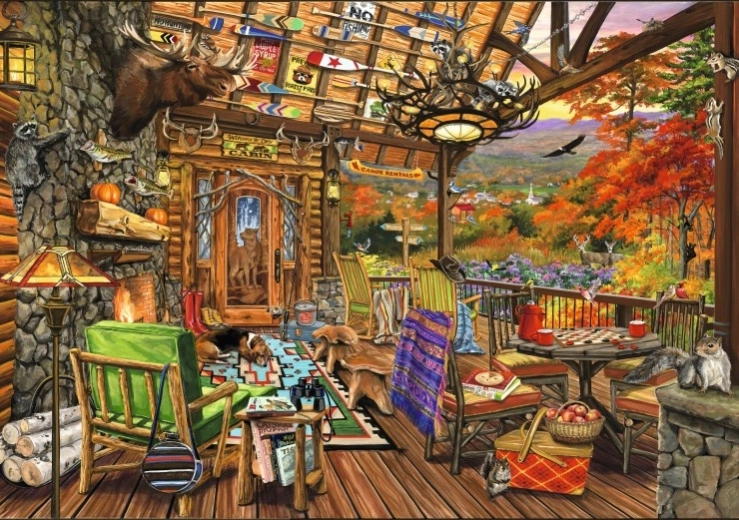 Παζλ BLUEBIRD Βεράντα Adirondack 2000 κομμάτια