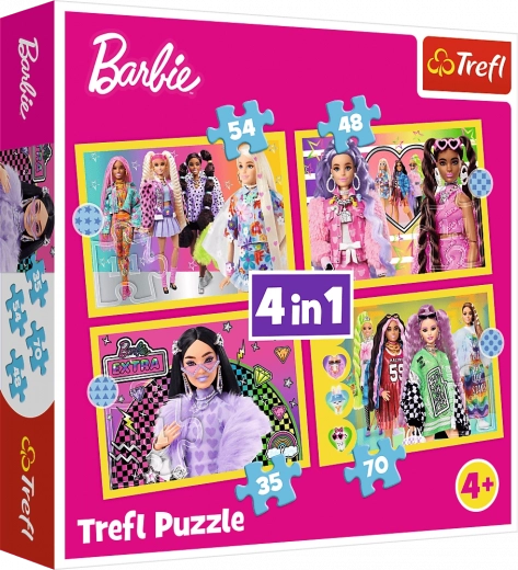 Παζλ Barbie Χαρούμενος Κόσμος 4 σε 1