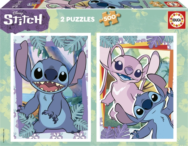 Educa Παζλ Stitch 2x500 κομμάτια