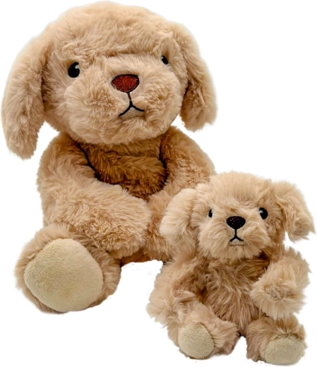 Steppos λούτρινο σκυλάκι για φούρνο μικροκυμάτων με κουταβάκι