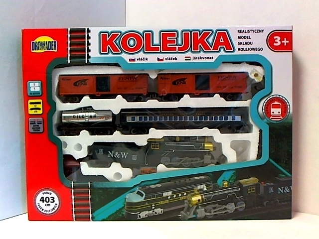 Μεγάλη παιδική σιδηροδρομική πίστα 403 cm