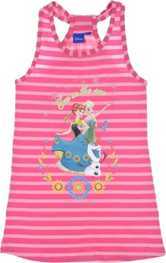 Φόρεμα Disney Frozen σε χρώμα βατόμουρο με ρίγες