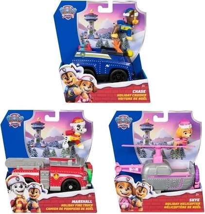 Χριστουγεννιάτικο όχημα Paw Patrol assort - 1 τεμάχιο