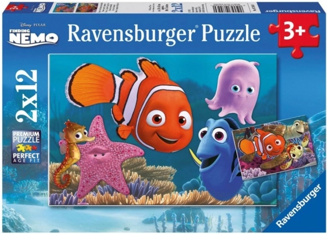 Παζλ Ψάχνοντας τον Νέμο 2×12 κομμάτια RAVENSBURGER