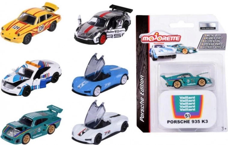 Μεταλλικό αυτοκινητάκι Porsche Motorsport Deluxe 1:64 με συλλεκτικό κουτάκι