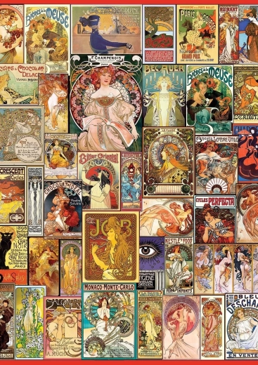 ART PUZZLE αφίσα αρ νουβό – παζλ 1500 κομματιών