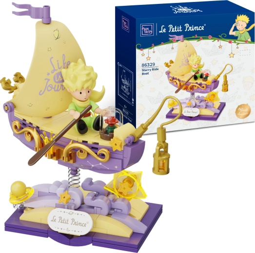 Κατασκευαστικό σετ PANTASY Le Petit Prince – πλοίο Starry Ride, 114 τεμάχια