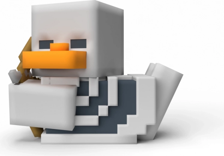Συλλεκτικό παπάκι TUBBZ MINECRAFT Skeleton – πρώτη έκδοση