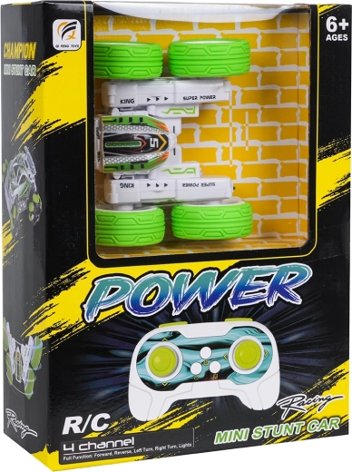 RC ακροβατικό αυτοκίνητο 1:32 POWER STUNT – πράσινο