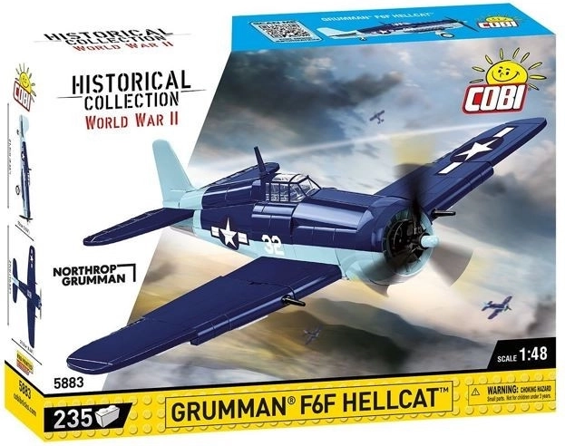 Κατασκευαστικό σετ αεροσκάφους GRUMMAN F6F HELLCAT 1:48 (235 τεμάχια)