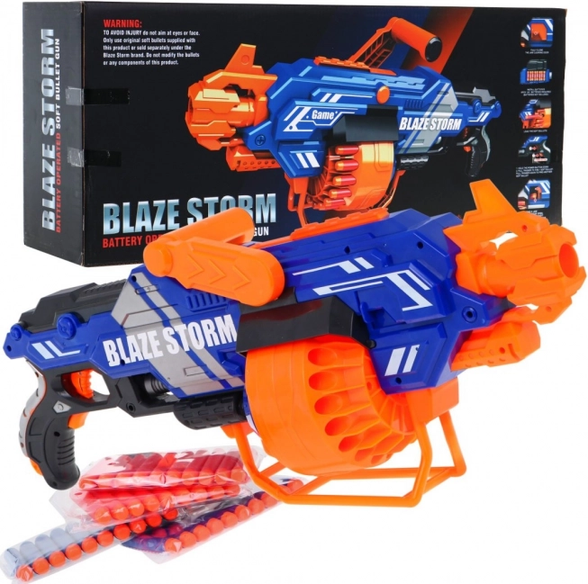 Μεγάλος αυτόματος εκτοξευτής αφρού BLAZE STORM, 40 αφρώδη βελάκια, 8+