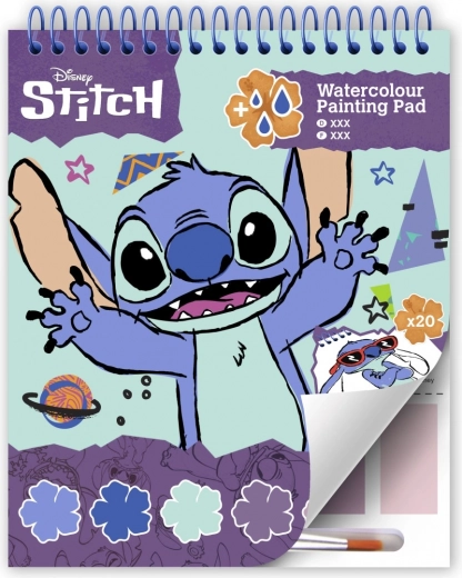 Lilo και Stitch μπλοκ με ζωγραφιές για χρωμάτισμα και χρώματα