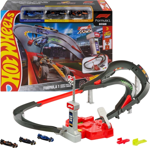 Αγωνιστική πίστα Hot Wheels HW Racing Formula 1 Sprint + 3 φόρμουλες