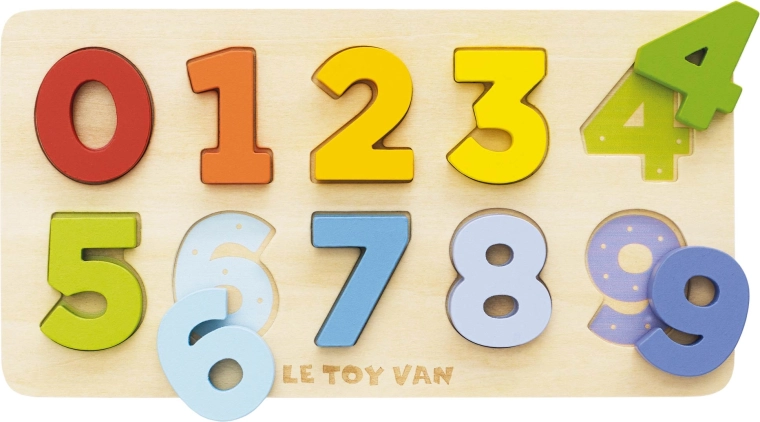 Le Toy Van ξύλινο ένθετο παζλ με αριθμούς