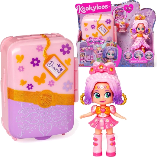 KookyLoos Dreamy Blossom βαλιτσάκι με φιγούρα και αξεσουάρ