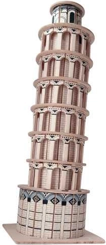 Woodcraft Ξύλινο 3D Παζλ Κεκλιμένος Πύργος