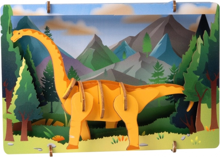 EscapeWelt 3D ξύλινο παζλ Brontosaurus