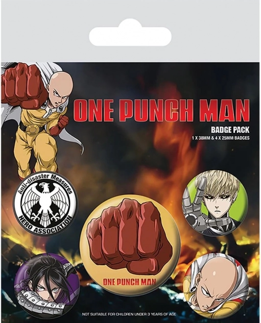 Σετ κονκάρδων One Punch Man