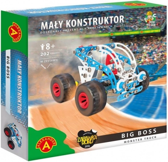 κατασκευαστικό σετ monster truck big boss – μικρός κατασκευαστής