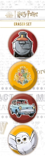 Harry Potter σετ γομών – 4 τεμ.