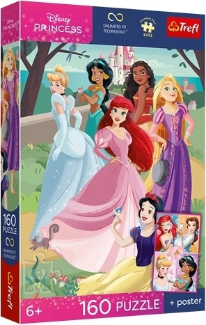 Trefl παζλ Disney πριγκίπισσες 160 κομμάτια Μαγευτικό βραδάκι