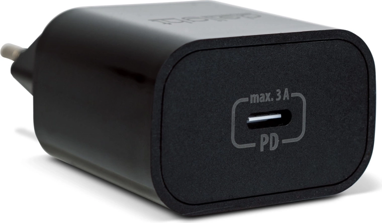Φορτιστής τοίχου USB-C PD 20 W μαύρος