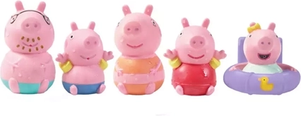 5 φιγούρες Peppa Pig σε μία συσκευασία