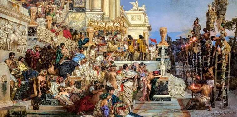 Puzzle Art Collection: Οι Δάδες του Νέρωνα 4000 κομμάτια