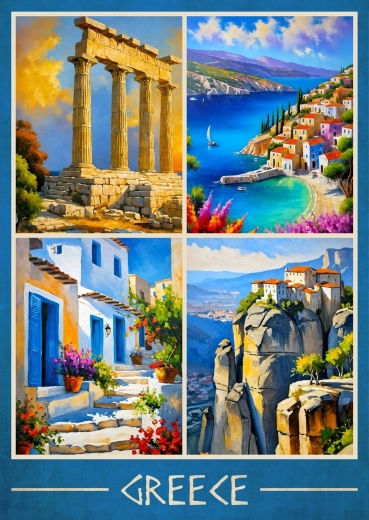 Enjoy puzzle Ελληνικές θέες 1000 κομμάτια