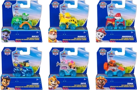 PAW Patrol PUP Squad μικρά οχήματα με φιγούρα
