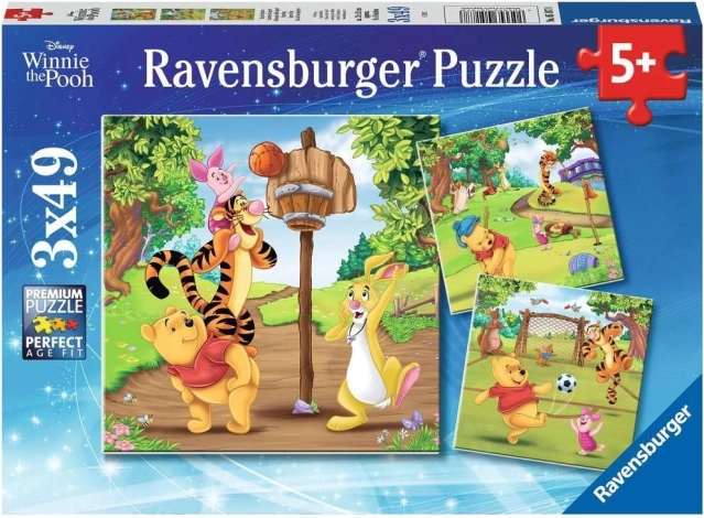 Παζλ Winnie the Pooh 3x49 τεμάχια από τη Ravensburger