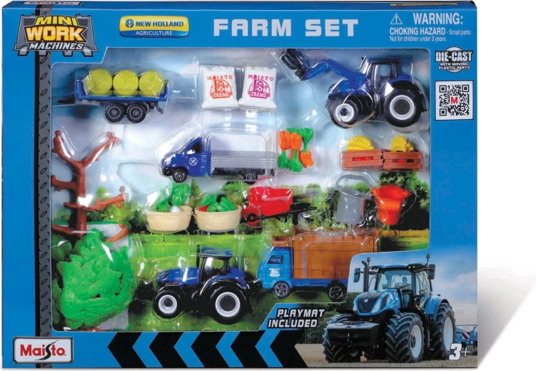 Maisto Mega αγροτικό σετ New Holland