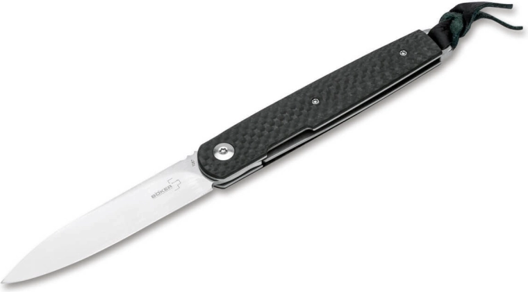 Böker Plus LRF Carbon τζέντλεμενικό πτυσσόμενο μαχαίρι τσέπης 7,8 cm