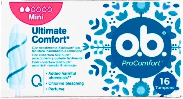 Ταμπόν O.B. ProComfort Mini 16 τεμ.