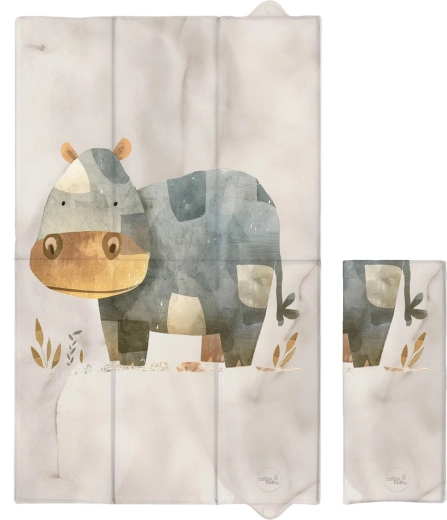 Ceba Baby ταξιδιωτική αλλαξιέρα basic cosy hippo 80 × 50 cm