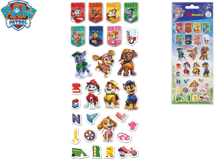 Σετ 3D αυτοκόλλητων Paw Patrol