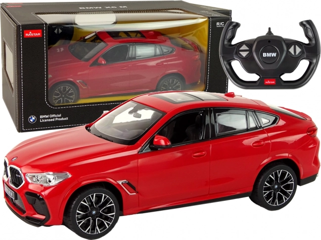 Αυτοκίνητο τηλεκατευθυνόμενο BMW X6 M 1:14 κόκκινο